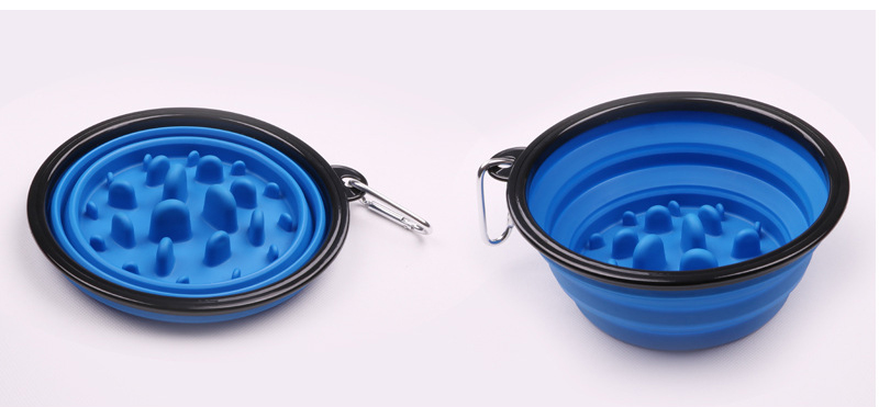 OKEYPETS - OKEYPETS gyártó kutyatál hordozható szilikon összecsukható kisállat lassú eledel tál kutyatál 20