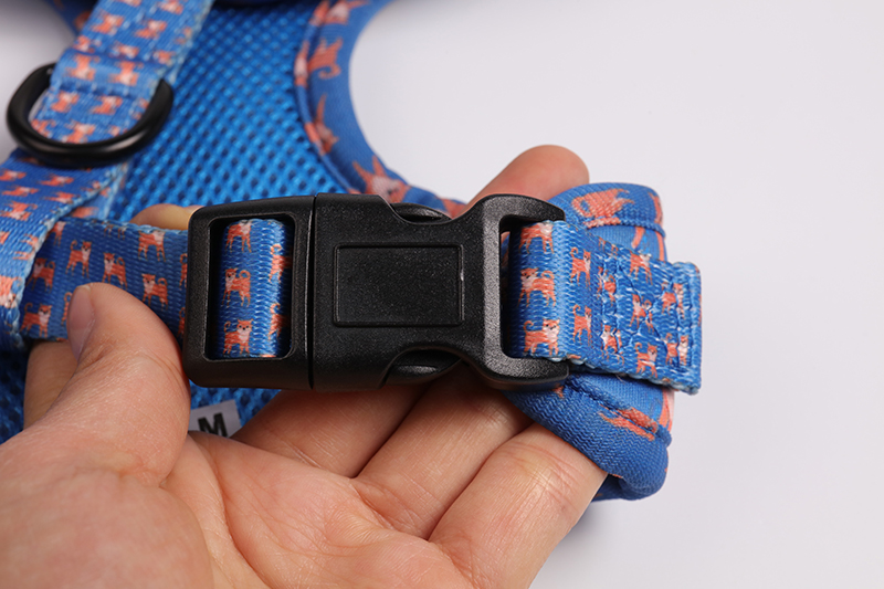 OKEYPETS - Colete acolchoado ajustável para cães OKEYPETS, ecológico, em poliéster, seguro e com estampa por sublimação, em neoprene. 14