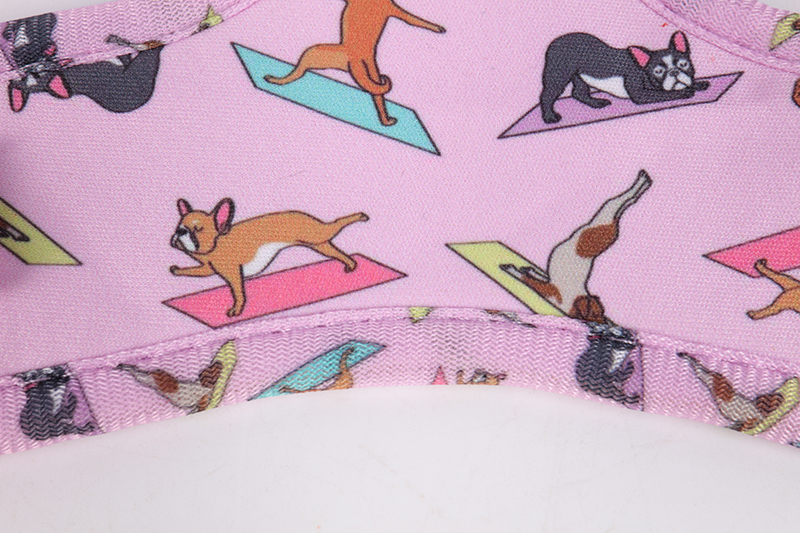 OKEYPETS Justerbar brystbælte Lagdelt åndbar mesh blød polstret hundevest Moderigtig kæledyrssele Vest kæledyrssele 12