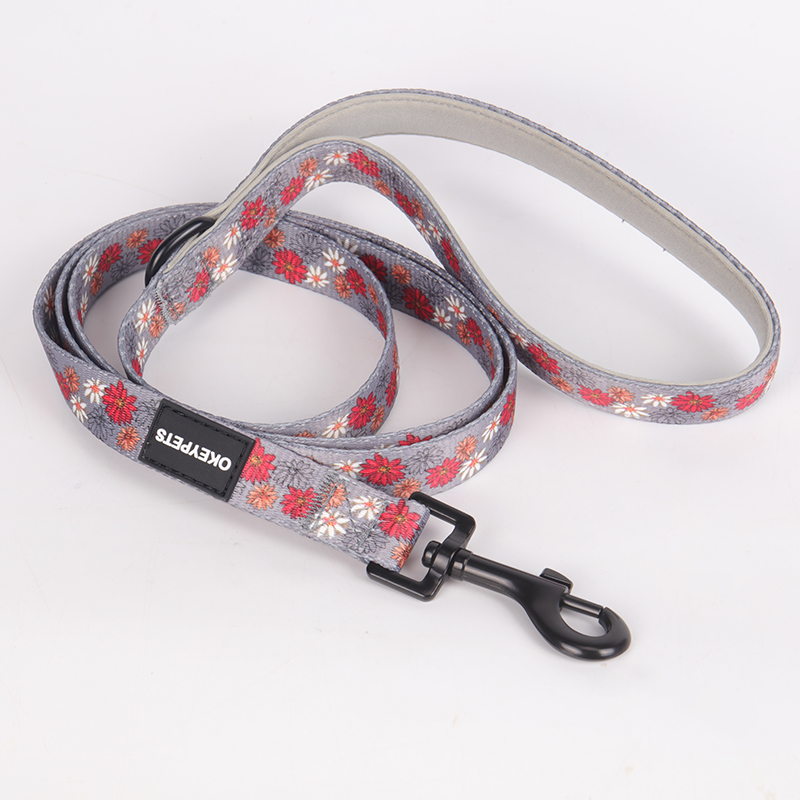 OKEYPETS Laisse pour chien en néoprène, longueur ajustable et personnalisable, sécurité et respect de l'environnement. 8