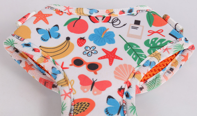 OKEYPETS パーソナライズデザイン 昇華ソフトメッシュベスト ペットハーネス 頑丈 高級 犬用首輪とリードセット 18