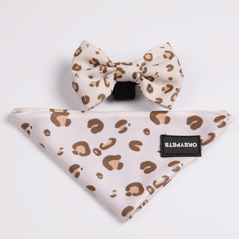 OKEYPETS Ensemble harnais et laisse pour chien personnalisé avec impression, collier et harnais réglables 15