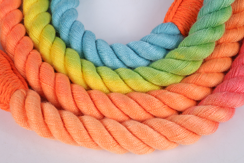 OKEYPETS - OKEYPETS Ombre Kényelmes Hegyi Futópóráz Párnázott Mászópóráz Pamut Kötél Kutyapóráz Kötél Póráz 10