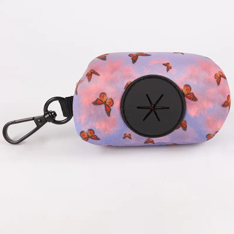 OKEYPETS - OKEYPETS Distributeur de sacs à déjections canines en néoprène léger et personnalisable - Faible quantité minimale de commande 1