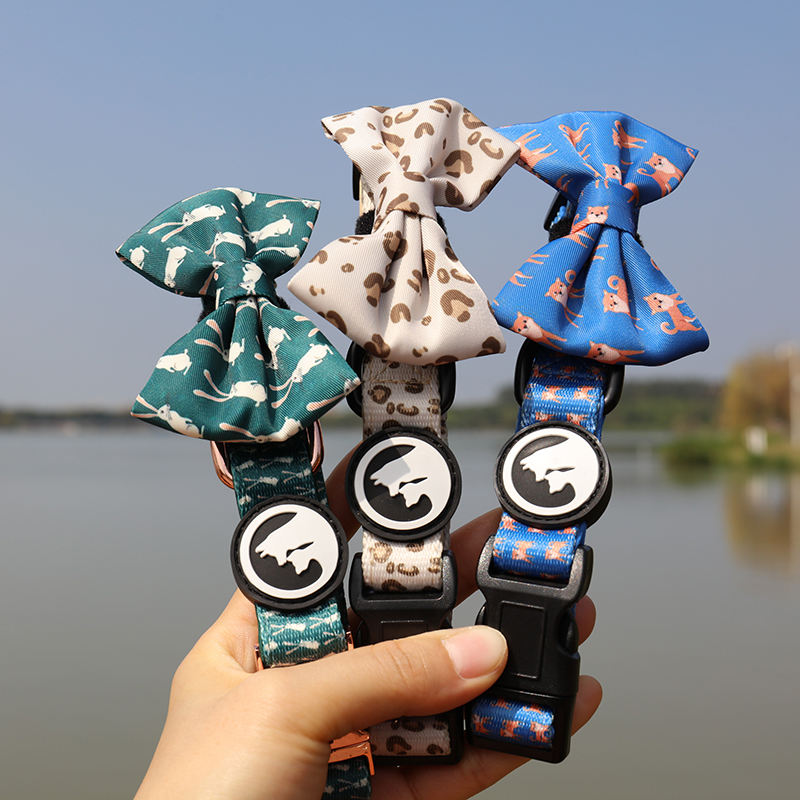 OKEYPETS - OKEYPETS Nœuds papillon de luxe en polyester pour chiens, en gros et en grande quantité. Décoration adorable pour animaux de compagnie. Nœud papillon coloré. 10