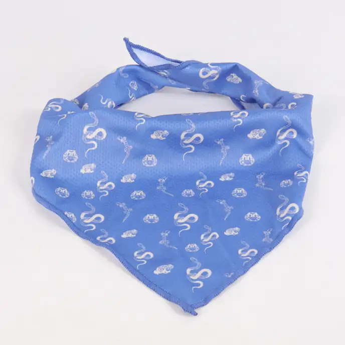 OKEYPETS Bandana pour chien à joli motif, en polyester respirant et luxueux, style triangle. 1