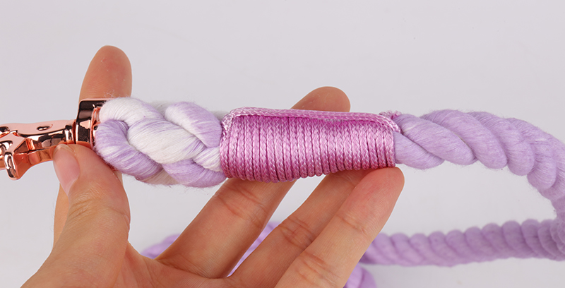 OKEYPETS Laisse pour animaux de compagnie tendance, légère, douce, confortable et résistante, en corde de coton pour chien. 10