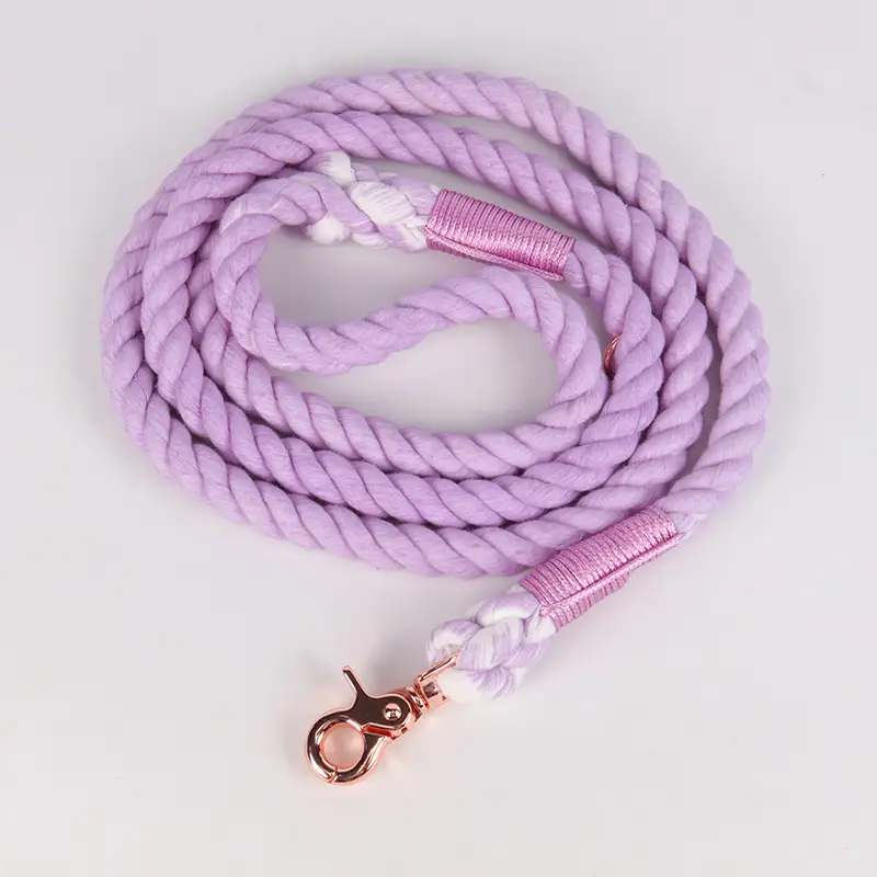 OKEYPETS - OKEYPETS Laisse d'entraînement anti-traction personnalisée et économique en coton résistant et tressé, en corde pour chien. 1