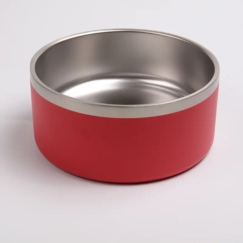 OKEYPETS - OKEYPETS Tartós, többszínű kisállat vizespalack tálak Könnyen tisztítható Környezetbarát rozsdamentes acél kisállat tál kutyatál 1