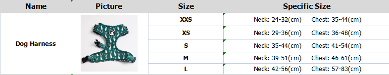 OKEYPETS Wholesale Quick Release Buckle Dog Chest Harness Custom Print Soft Neoprene Dog Harness 8