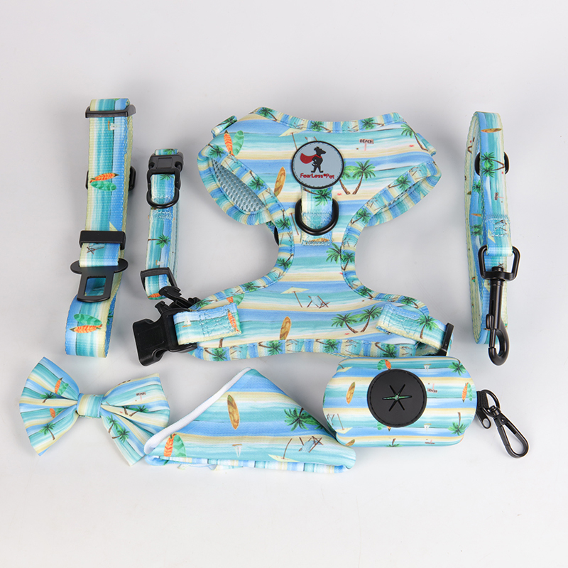 OKEYPETS - OKEYPETS Kvalitní, silný, roztomilý, reklamní, odolný, polstrovaný, prodyšný, neoprenový, barevný, na zakázku, designový obojek pro psy, obojek pro domácí mazlíčky 14