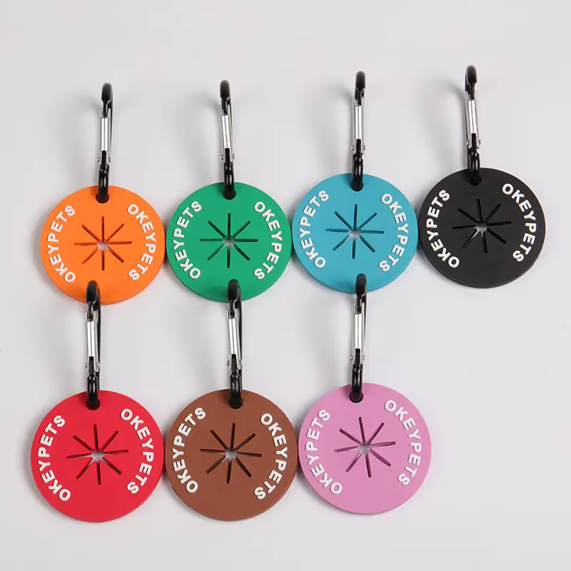 OKEYPETS - OKEYPETS PVC Gummi Bærbar Håndfri Hundeafføringspose Holder Kæledyr Hundeafføring Hundeafføringspose Dispenser Tilbehørsklips Bærepose Holderklips 1