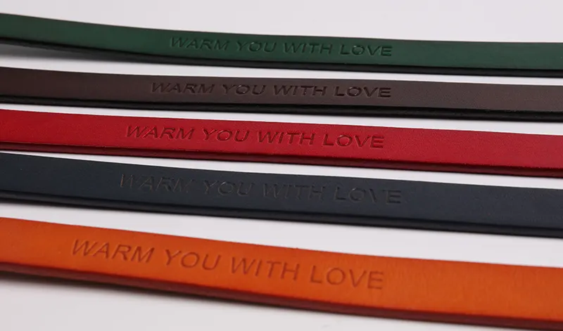 大型犬用本革ハンドメイド首輪 6