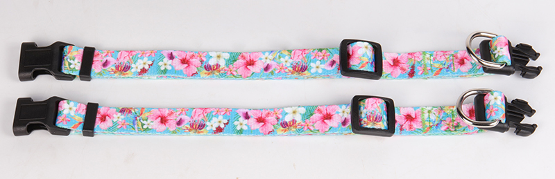 OKEYPETS - OKEYPETS 로고 프리미엄 금속 버클 헤비듀티 프린트 커스텀 디자이너 강아지 목줄 애완동물 목줄 10