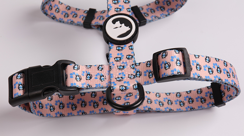 OKEYPETS - Corak Rekaan Percuma abah-abah anjing berwarna-warni poliester tahan lama boleh terbalik abah-abah anjing kecil dengan logo Abah-abah Anyaman Poliester1 12