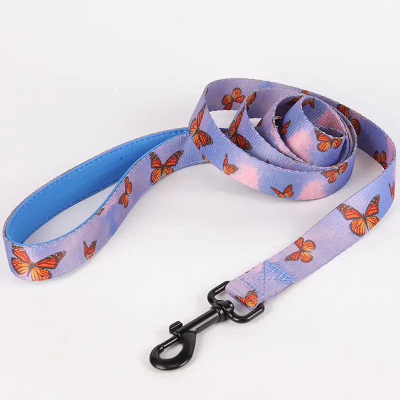 OKEYPETS - Lese premium pentru câini OKEYPETS, lesă pentru câini căptușită, respirabilă, multifuncțională, din neopren, la modă și luxoasă 1