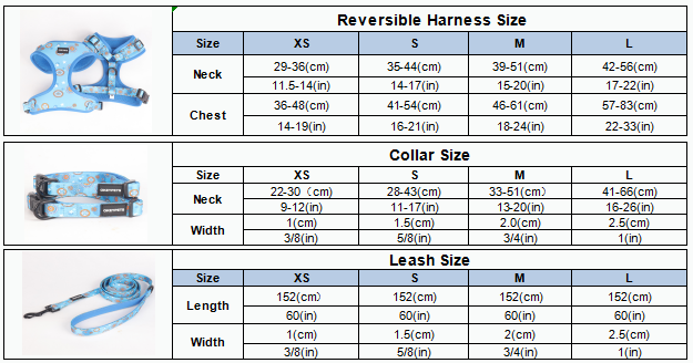 Ensemble harnais et laisse pour chien en maille aérée, imprimé sur mesure (OEM) 10