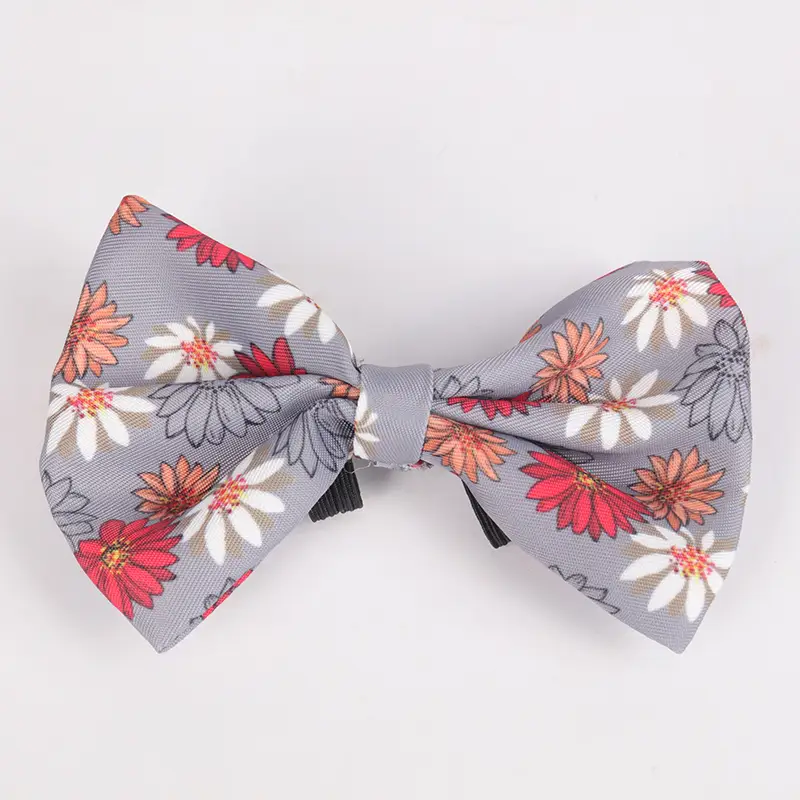 OKEYPETS - OKEYPETS Accessoires pour animaux de compagnie en gros Nœuds papillon pour chiens en polyester écologique imprimés par transfert thermique Accessoires pour animaux de compagnie en gros 1