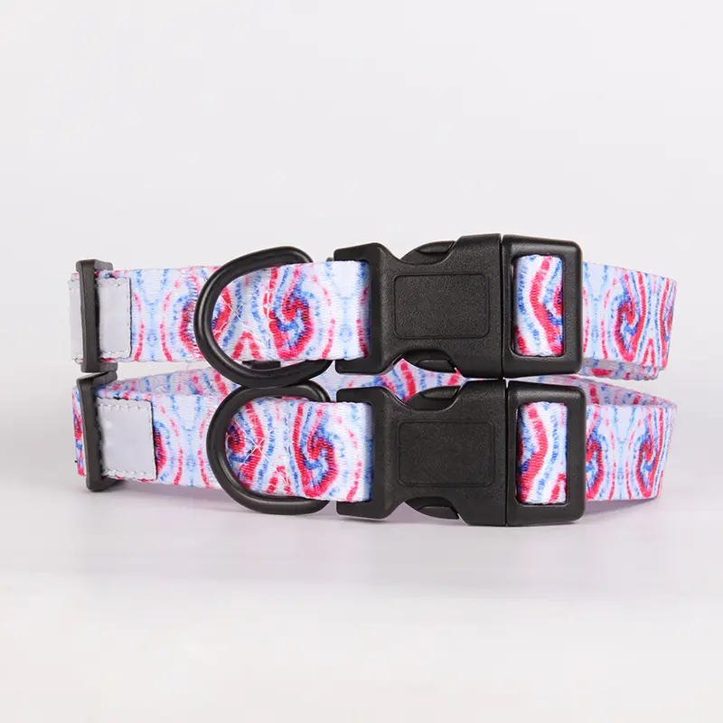 OKEYPETS - Collier pour chien en néoprène et polyester avec chaîne, imprimé par transfert thermique, produit OKEYPETS 1