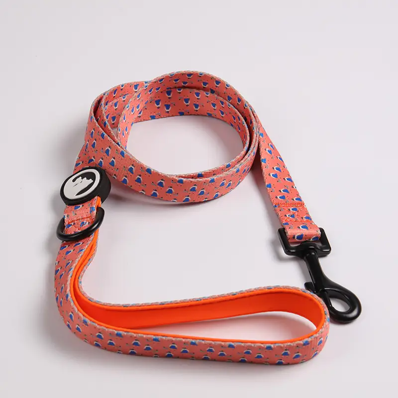 OKEYPETS - OKEYPETS Holdbar, vendbar neopren hundesnor i pink med komfortabel polstret neopren hundesnor 1