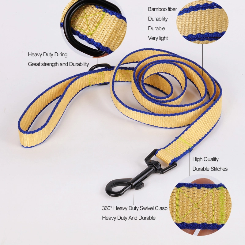 OKEYPETS mājdzīvnieku aksesuāri Ērta dabīga, mīksta bambusa, videi draudzīga šķiedras mājdzīvnieku suņu pavada 6