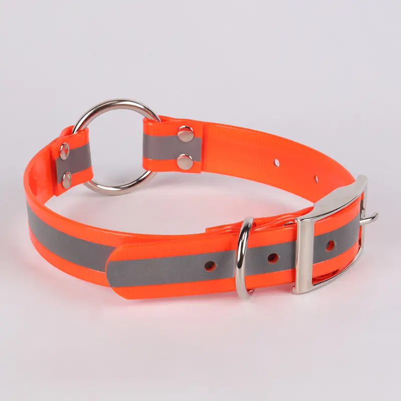 OKEYPETS - Collier de promenade pour animaux de compagnie OKEYPETS pas cher, personnalisé et réglable, en nylon TPU réfléchissant et imperméable. 1