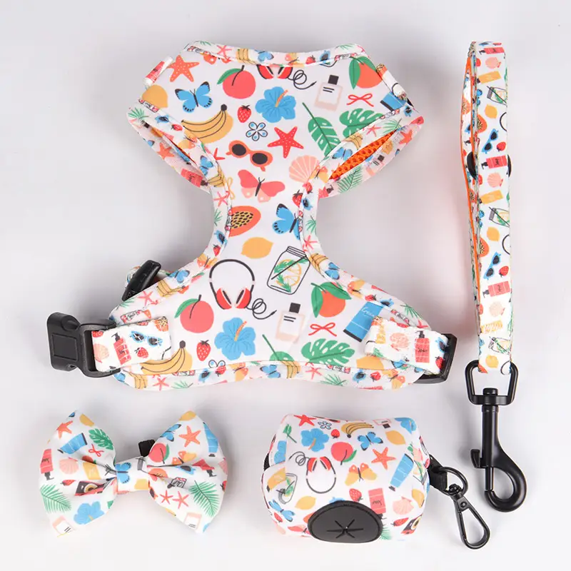 OKEYPETS - Стильные аксессуары для собачьих пакетов OKEYPETS класса люкс: бандана, галстук-бабочка, удобный поводок, ошейник, дизайнерский комплект шлейки для собак. 1