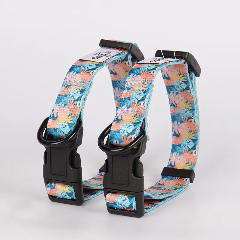 OKEYPETS - Fabricant de colliers pour chiens OKEYPETS - Colliers colorés, luxueux et tendance pour l'entraînement - Sangle en polyester ajustable et personnalisable - Collier pour chien en polyester - Dollar pour chien 1