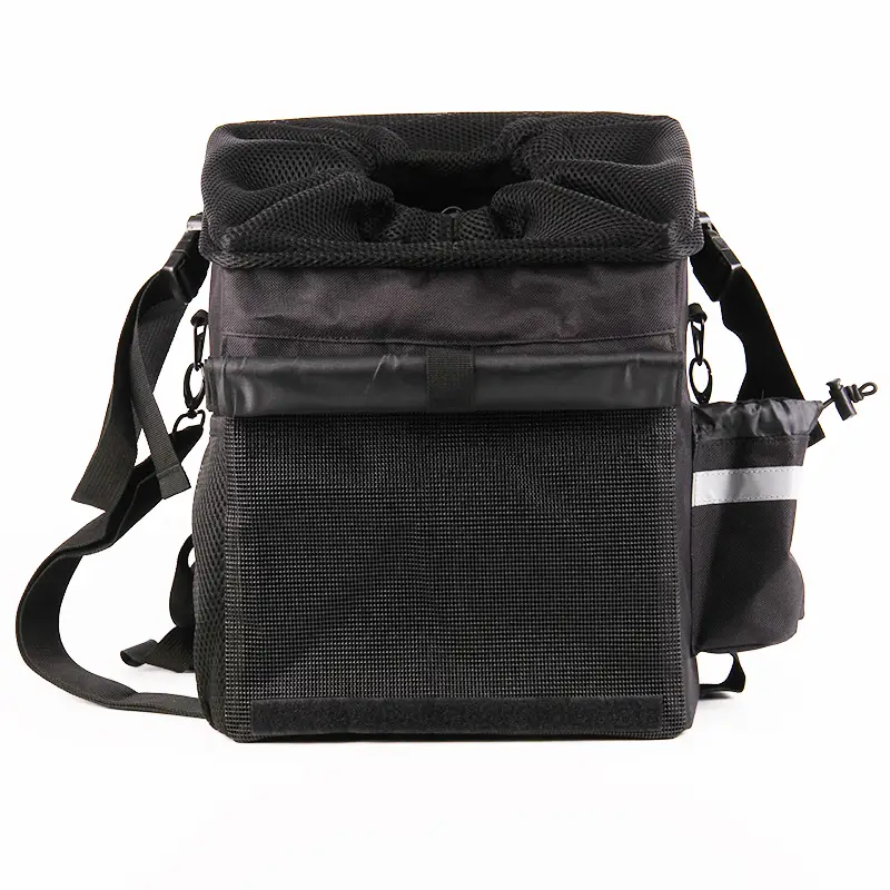 OKEYPETS - OKEYPETS mājdzīvnieku pārnēsāšanas grozs ar velosipēdu, ērts un polsterēts plecu siksnas mājdzīvnieku ceļojumu pārnēsāšanas mugursomas soma mājdzīvnieku ceļojumu pārnēsāšanas soma 1