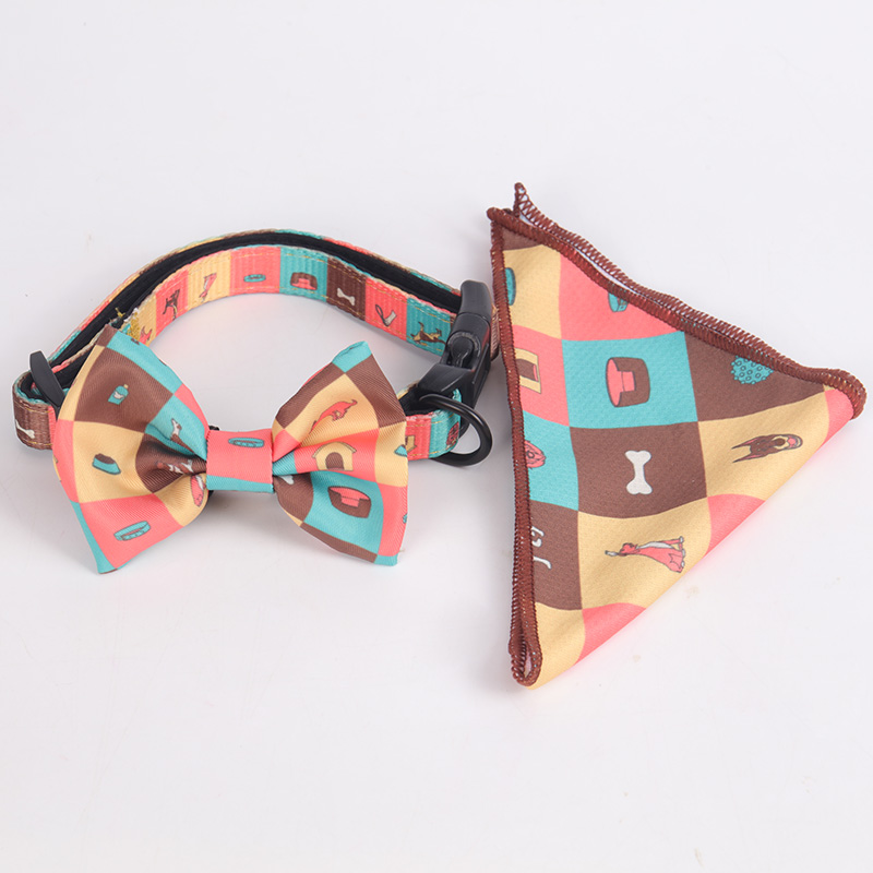 OKEYPETS Állatfelszerelések Új Divatdizájn Mintás Kutyapóráz és Kaki Hulladékzsák Tartó 11