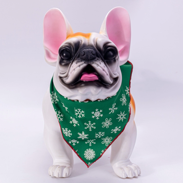 OKEYPETS Lenço de Pescoço Ajustável para Cães e Gatos, Bandana, Coleira, Lenço de Natal para Cães 7