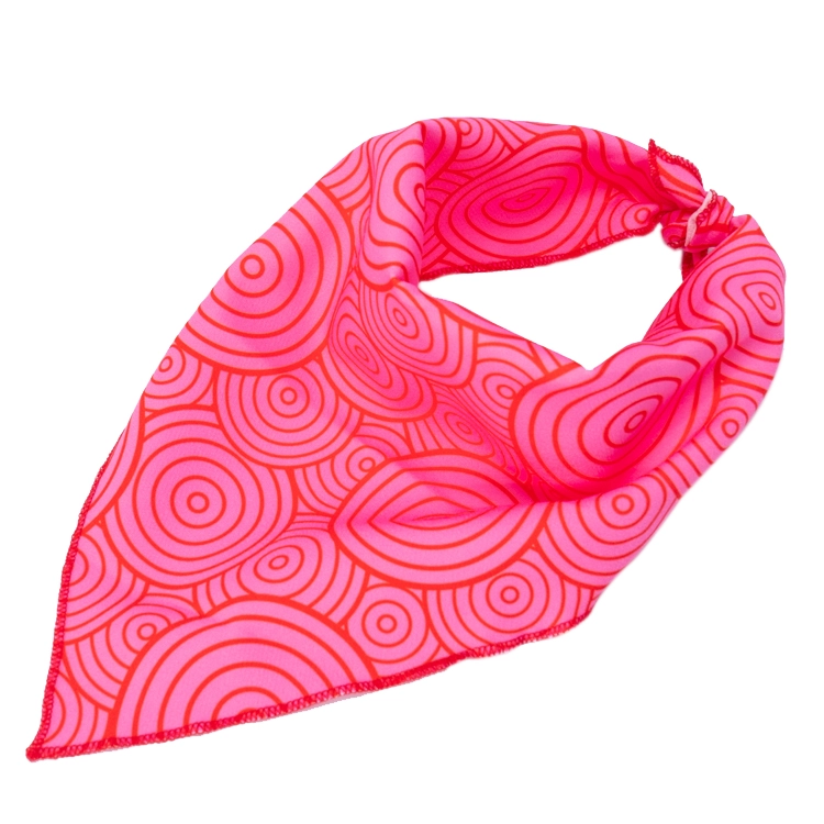 OKEYPETS Módní nastavitelný měkký polyesterový šátek na každodenní nošení pro psy, pratelný trojúhelníkový šátek pro domácí mazlíčky 5