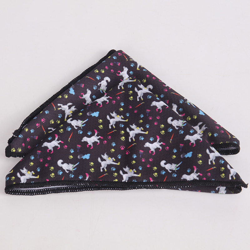 OKEYPETS Уникальный дизайн и особенности Мягкая и дышащая бандана для собак Банданы для щенков Аксессуары для собак Шарф для собак с принтом 8