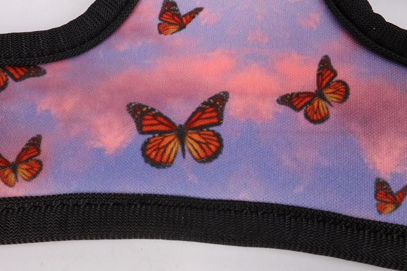 OKEYPETS Miękka, wyściełana kamizelka dla zwierząt z neoprenu, odwracalna, dekoracyjna uprząż dla psa, z nadrukiem według własnego projektu 12