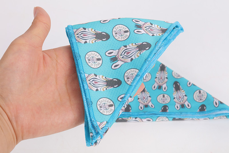 OKEYPETS Vente en gros Écharpe à motif zèbre triangulaire pour chien, style unique et inédit 12