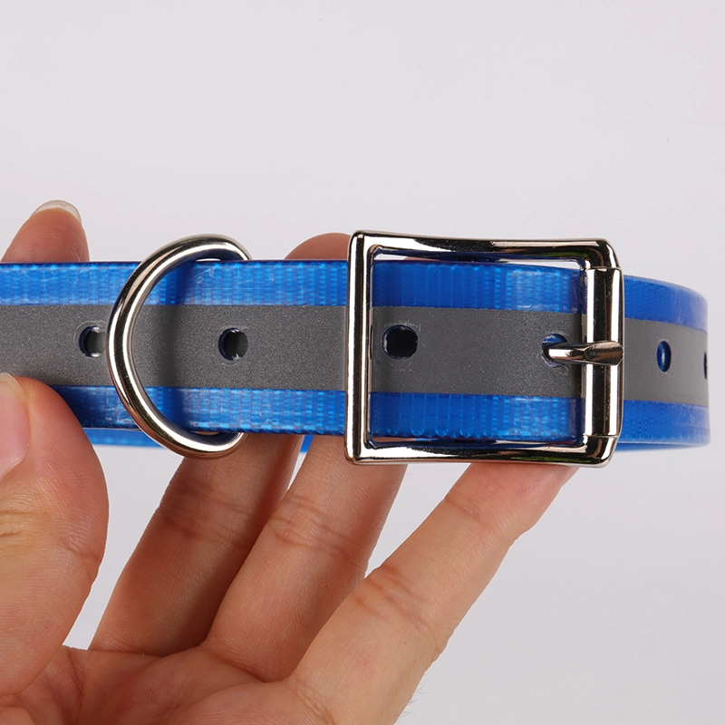 OKEYPETS Odolné nylonové popruhy s TPU potahem, pohodlné a měkké ucho, voděodolné, reflexní vodítko pro psy 11