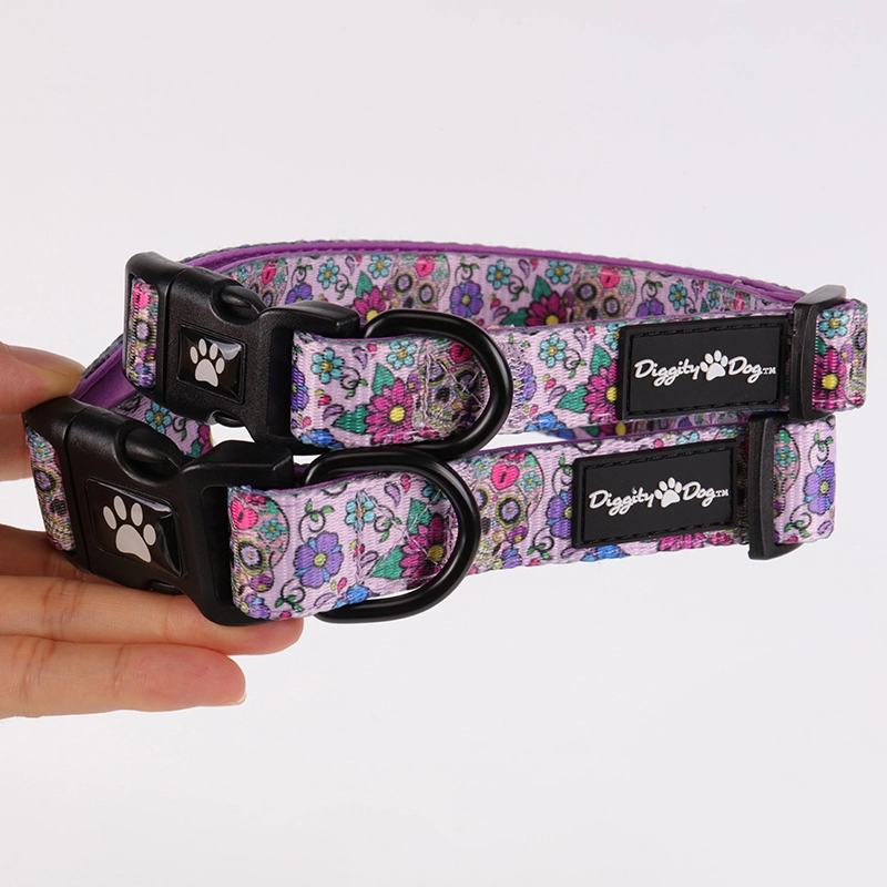 OKEYPETS Zgardă reglabilă pentru câini, confortabilă, din neopren, căptușită, pentru cățeluș 7