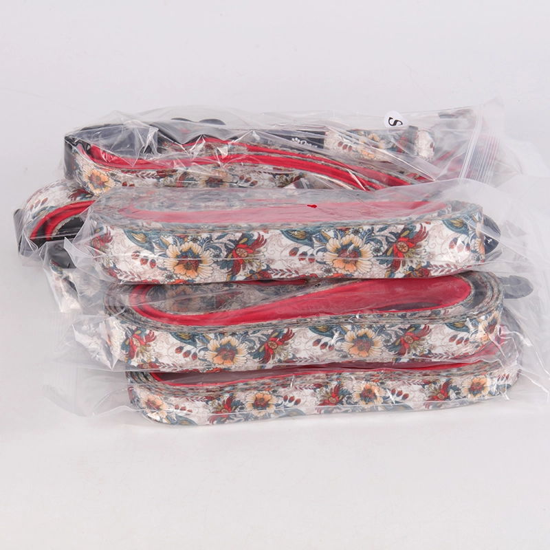 Fabricant de Guangzhou OKEYPETS laisse de course pour chien à poignée souple avec motif floral personnalisé 11
