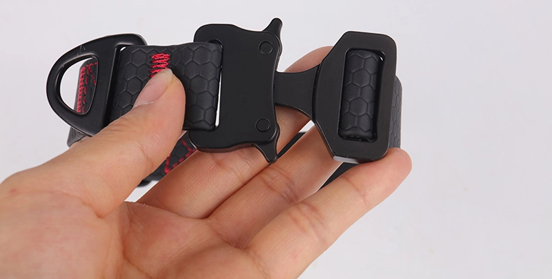 Zgardă de dresaj personalizată Okeypets, ușor de curățat, cu chingă acoperită cu poliuretan TPU 10