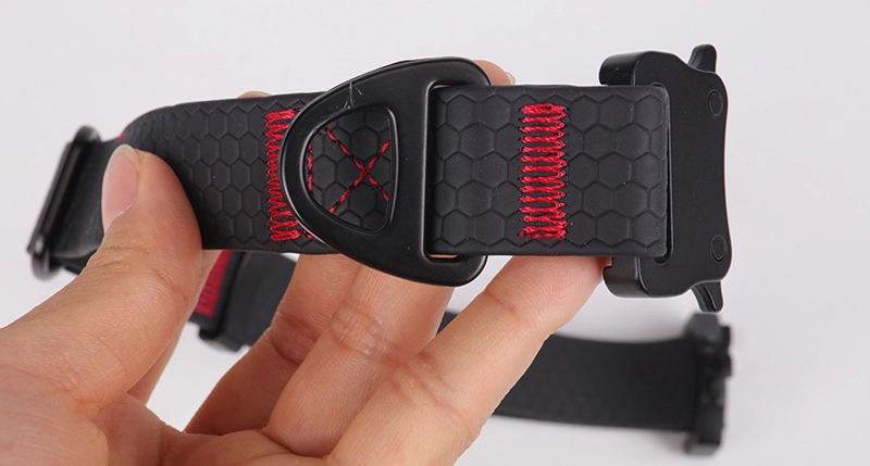 Zgardă de dresaj personalizată Okeypets, ușor de curățat, cu chingă acoperită cu poliuretan TPU 11