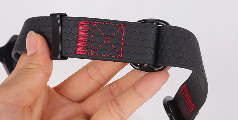 Zgardă de dresaj personalizată Okeypets, ușor de curățat, cu chingă acoperită cu poliuretan TPU 12