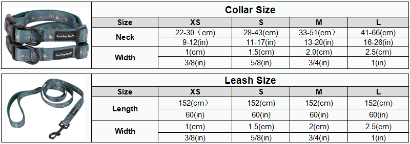 Colliers et laisses pour chiens personnalisés OKEYPETS, imprimés fleurs printanières noires et vertes avec oiseaux 7