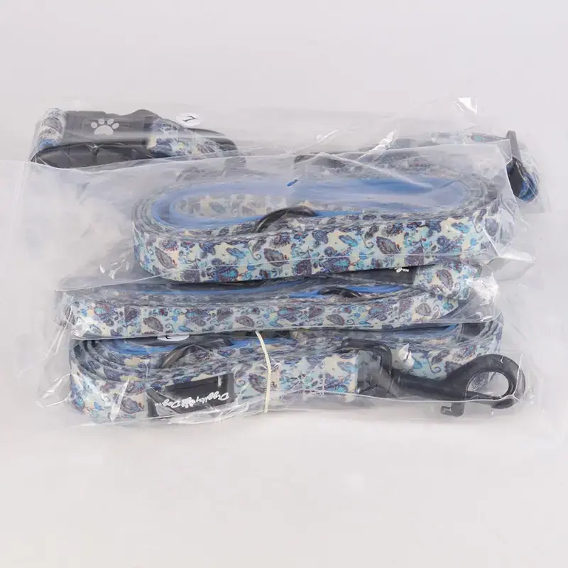 High-Quality Polyester Dog Leash with Handle and Matching Collar 6