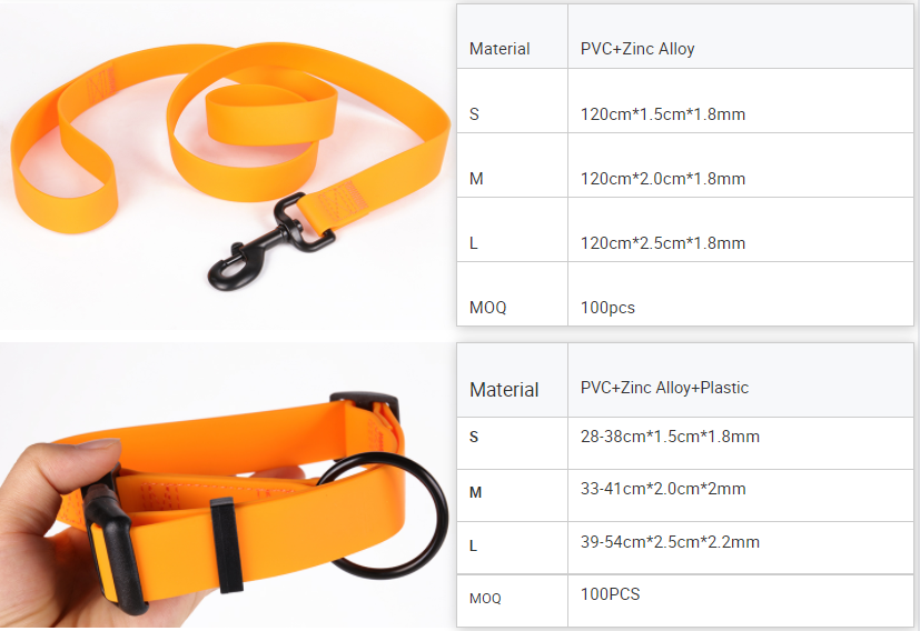 Tali Kolar Anjing PVC Kalis Air OKEYPETS 4