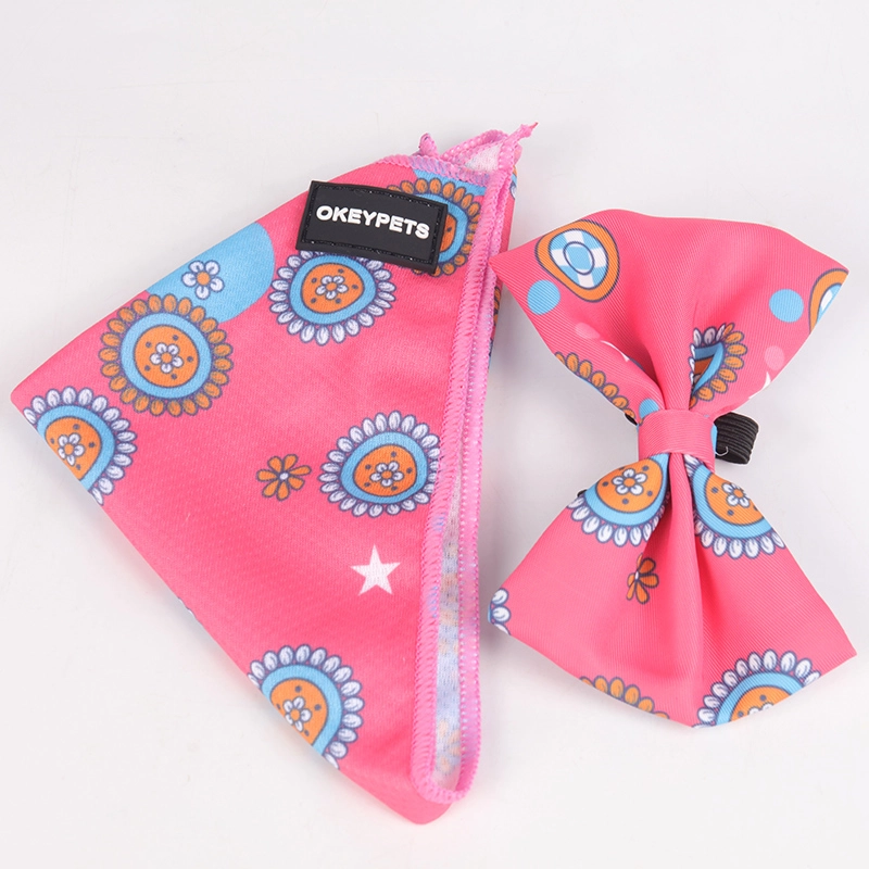 أوكي بيتس، أوشحة حيوانات أليفة عالية الجودة مطبوعة بتقنية التسامي، تُباع بالجملة، بتصميمات عصرية، تُربط حول الرقبة على شكل مثلث، وتُستخدم كوشاح للكلاب. 9