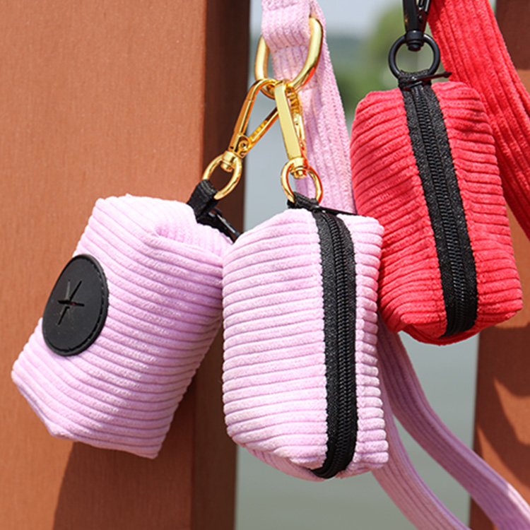 OKEYPETS Custom Corduroy Dog Harness Set-Soft  comfortable 20