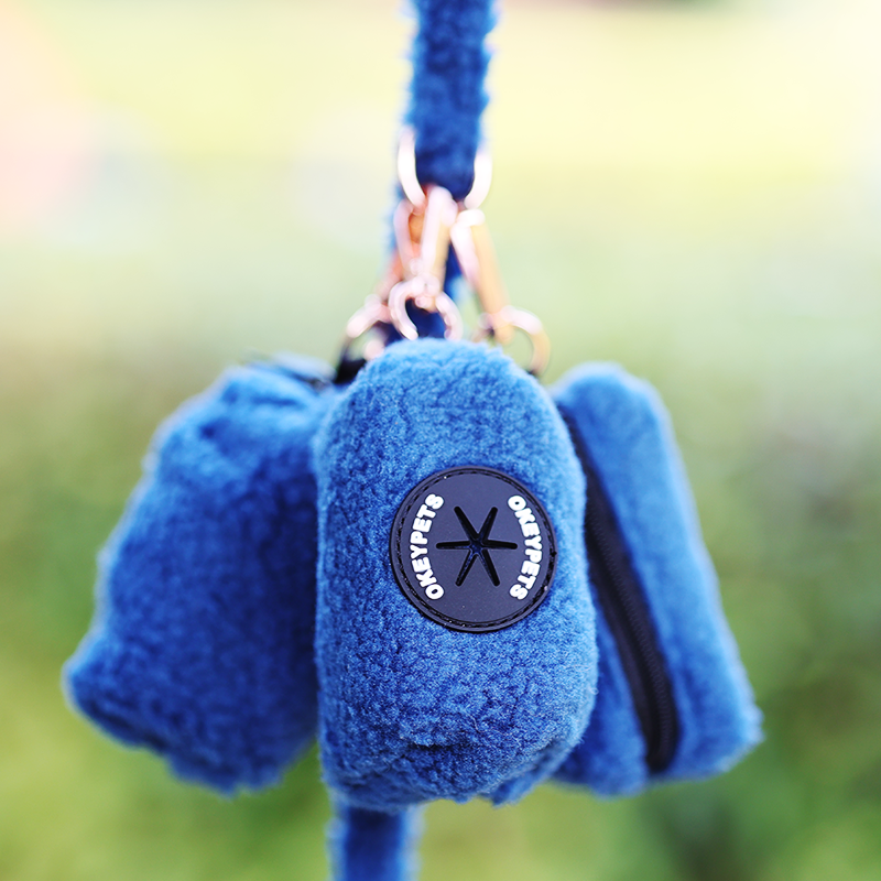 OKEYPETS Harnais de luxe pour chien, en sherpa ajustable, ensemble de harnais pour chien pur. 8