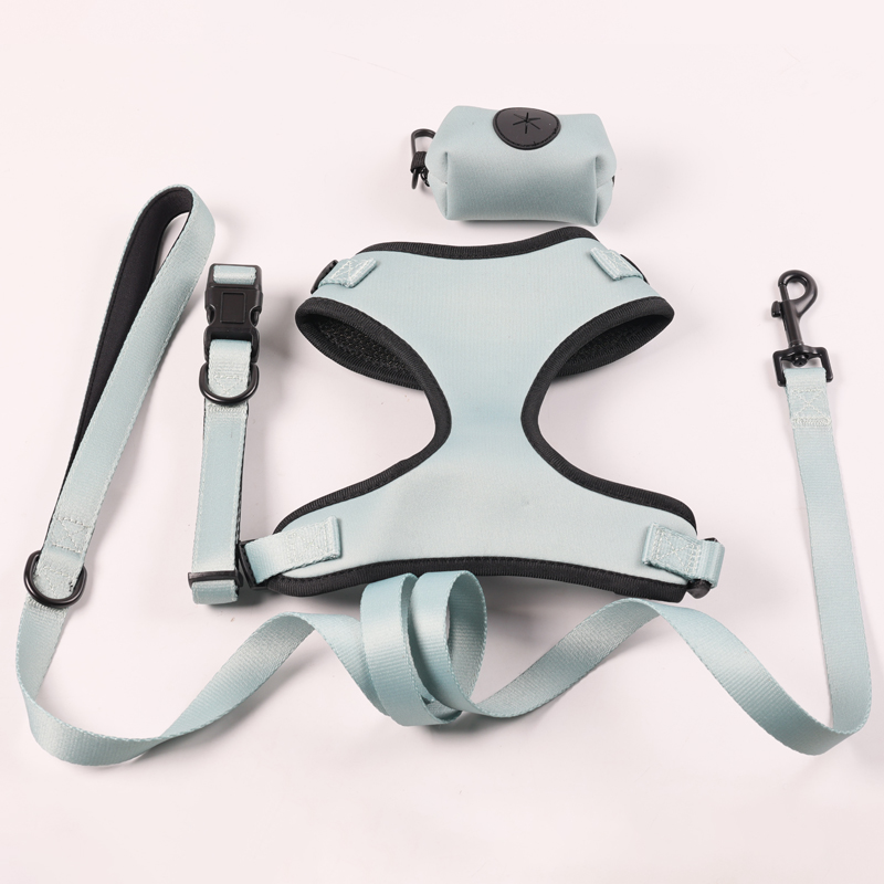 Harnais pour chien en néoprène solide, réglable et à ouverture rapide, avec boucle robuste, fabriqué en gros à partir d'usine. 27