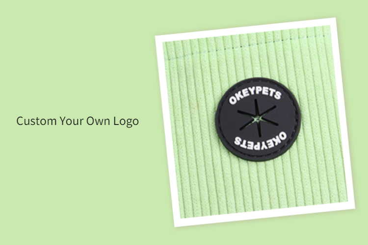 OKEYPETS Аксесоари за домашни любимци, кадифена чанта за пътуване с кучета, персонализирана и презрамка, торбичка за лакомства за обучение на кучета през тялото 10