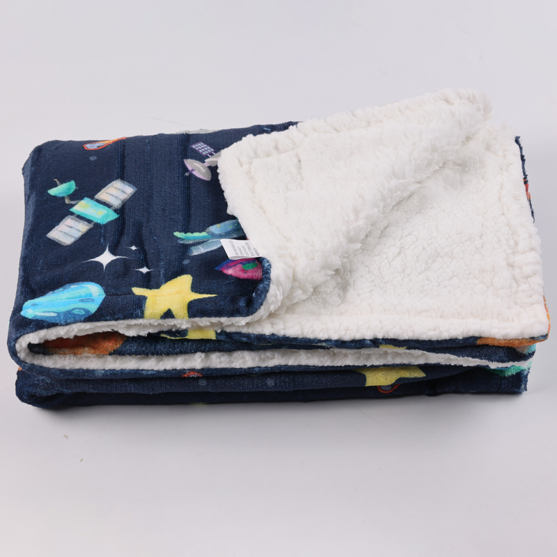 Couverture pour chien de haute qualité en gros, douce, chaude et moelleuse, imprimée en sherpa, personnalisable 14